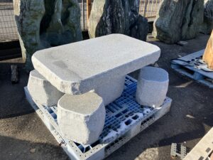 白　テーブルセット　イス4個