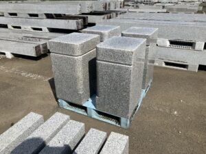 603　親柱　1.2×1.5×2.3尺　2対